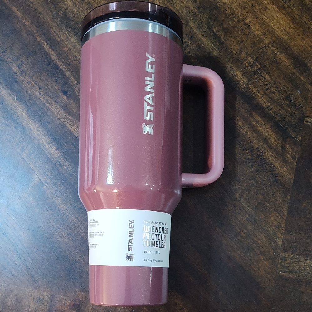 Stanley Quencher Tumbler - Rose Brown with Pink Handle - Picture 2 of 4